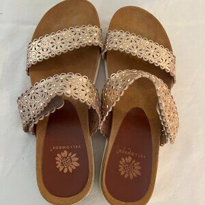 Yellow Box Mahala Womens Sandal RoseGold 7.5M